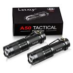 2-Pack Mini LED Torches, 300 Lumens Bright