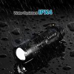 2-Pack Mini LED Torches, 300 Lumens Bright