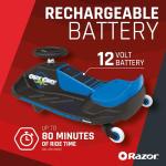 Electric Go Kart for Kids 6+ with Drift Steering