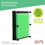 Glow in the Dark Pin Art Desktop Sculpture