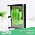 Glow in the Dark Pin Art Desktop Sculpture