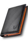 TEEHON RFID Blocking Carbon Fiber Leather Wallet