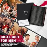 TEEHON RFID Blocking Carbon Fiber Leather Wallet