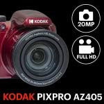 KODAK Astro Zoom AZ405 Digital Camera - Red