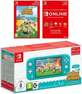 Nintendo Switch Lite Turquoise + Animal Crossing New Horizons