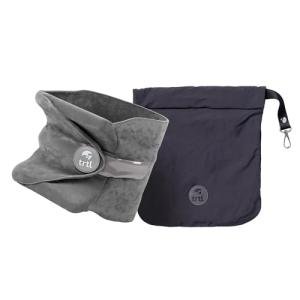 trtl Grey Travel Pillow | Ergonomic Neck Support