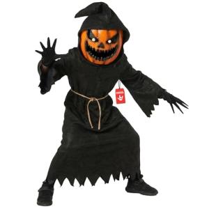 Scary Halloween Pumpkin Costume for Boys 10-12