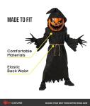Scary Halloween Pumpkin Costume for Boys 10-12