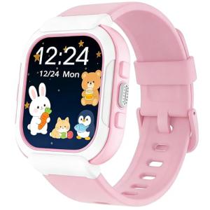 Kids Smart Watch: Waterproof Fitness Tracker, Heart Rate Monitor