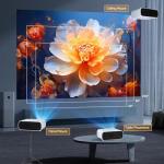 2024 Mini Projector: Full HD, 5G WiFi, Bluetooth