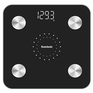 Smart Body Fat Scale with App - Black