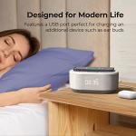 Wireless Charging Alarm Clock with Bluetooth Speaker