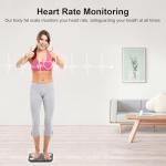 Smart Body Fat Scale: 15 Metrics, Heart Rate, iOS/Android