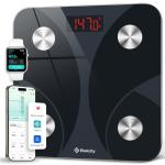 Etekcity Bathroom Scale for Body Weight, BMI, Body Fat, Muscle Mass, Smart Digital Weighing Scale with App& Bluetooth, Accurate Body Composition Analyzer, Ash-black