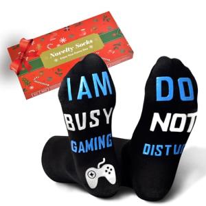 Funny Gaming Socks - Perfect for Gifts and Stocking Fillers