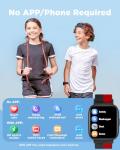 BIGGERFIVE Kids Smart Watch with Fitness Tracker