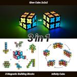 TOSY Magnet Cube 2-in-1 Puzzle and Infinity Toy