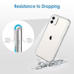 iPhone 11 Case: Shockproof Bumper, Clear Back