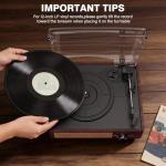 Bluetooth Vinyl Record Player with Stereo Speakers
