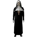 Deluxe Halloween Nun Costume with Scary Mask