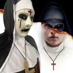 Deluxe Halloween Nun Costume with Scary Mask