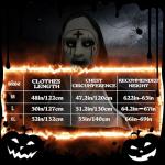 Deluxe Halloween Nun Costume with Scary Mask