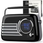 Portable DAB Bluetooth Radio with Vintage Style