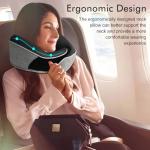 Memory Foam Travel Pillow with Eye Masks & Earplugs