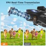 4k Foldable Camera Drone for Kids and Adults