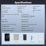 SIRUI Saturn 35mm T2.9 Anamorphic Cinema Lens