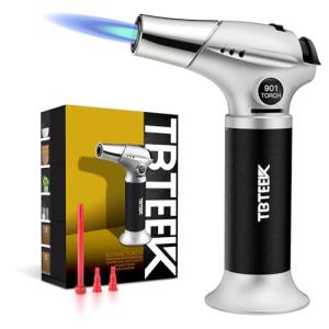 TBTeek Blow Torch with Adjustable Flame & Safety Lock