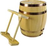 Wooden Whiskey Barrel: Stylish Mini Decanter for Spirits