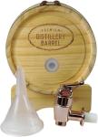 Wooden Whiskey Barrel: Stylish Mini Decanter for Spirits
