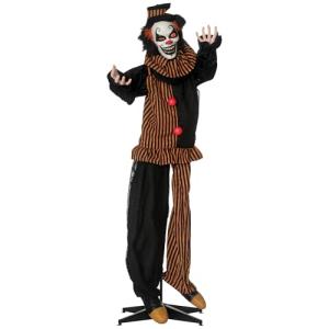 Animated Talking Circus Clown Halloween Decoration