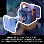 Portable Karaoke Machine with Wireless Microphones & Lights