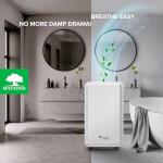 Smart Wi-Fi Dehumidifier for Home and Basement