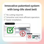 Smart Motorized Curtain Track Kit with WiFi Control