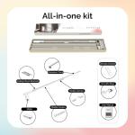 Smart Motorized Curtain Track Kit with WiFi Control