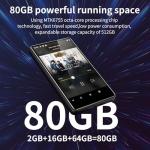 Portable 80GB Bluetooth WiFi MP3 Player