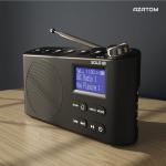 Portable Digital Radio with Bluetooth and Dual Alarm