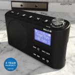 Portable Digital Radio with Bluetooth and Dual Alarm