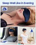 LC-dolida 3D Sleep Mask with Headphones, Indigo Blue