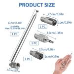 Telescopic Indoor FM Radio Antenna 75cm 75 Ohm