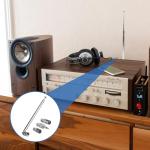 Telescopic Indoor FM Radio Antenna 75cm 75 Ohm