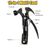 12-in-1 Camping Accessories: Men's DIY Tools & Gadgets