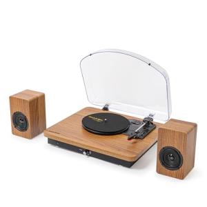 Roxel VRP-90 Vinyl Turntable with Bluetooth Speakers