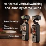 DJI Osmo Pocket 3: 4K Vlogging Camera, Compact