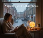 3D Moon Lamp - Ceramic Base, LED Night Light