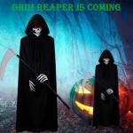 5 Pack Grim Reaper Costume Set for Cosplay
