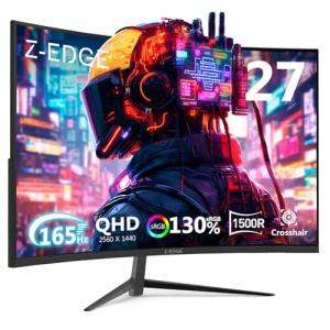 Z-Edge 27-inch Curved Gaming Monitor 2560x1440